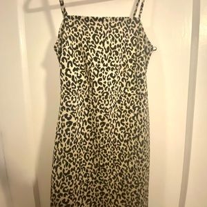 Cheetah print dress